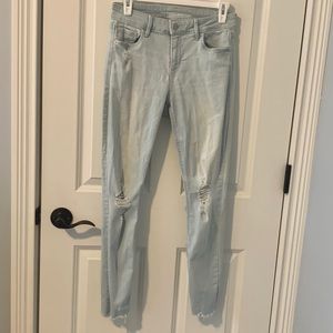 Old Navy Mid-Rise “Rockstar” Distressed Jeans